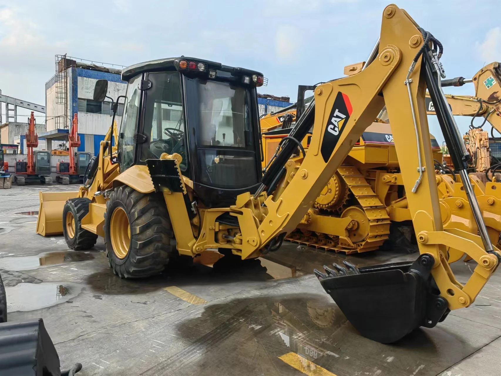 Strong condition used Cat 420F 430F 416E backhoe loader Caterpillar 420F 430F 416E backhoe tractor