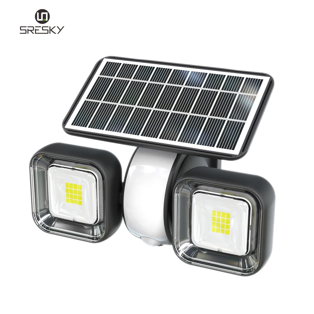SRESKY new design wall mounted solar motion sensor light outdoor garden light 32 led lampe solaire waterproof IP65