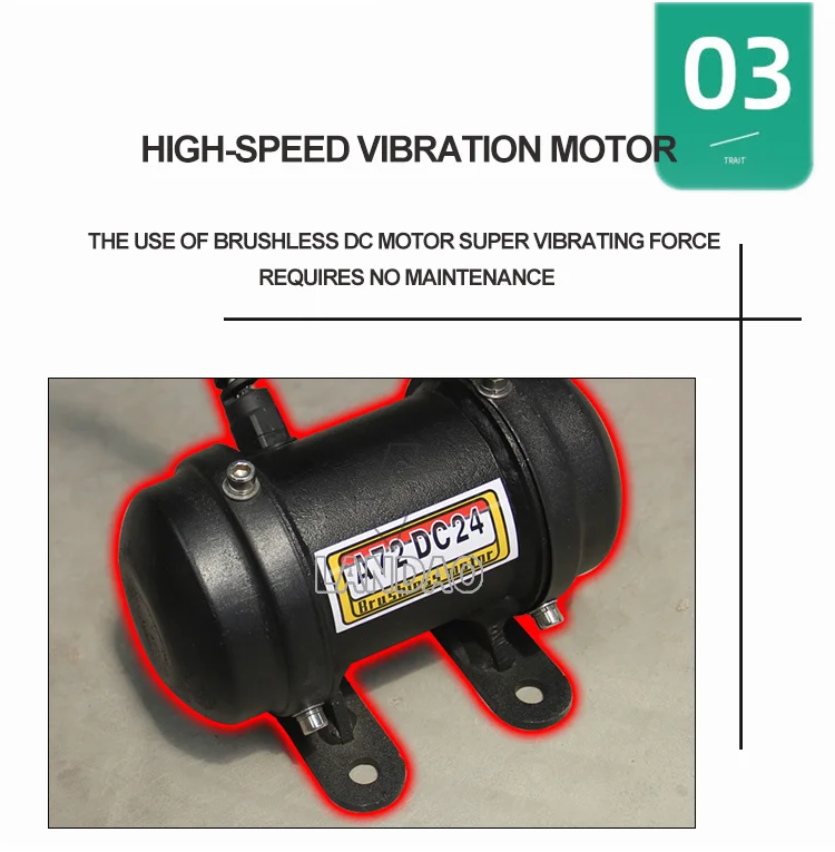 Concrete Vibratory Screed, Vibrations Leveling Ruler, Concrete Finishing Vibrating Screed