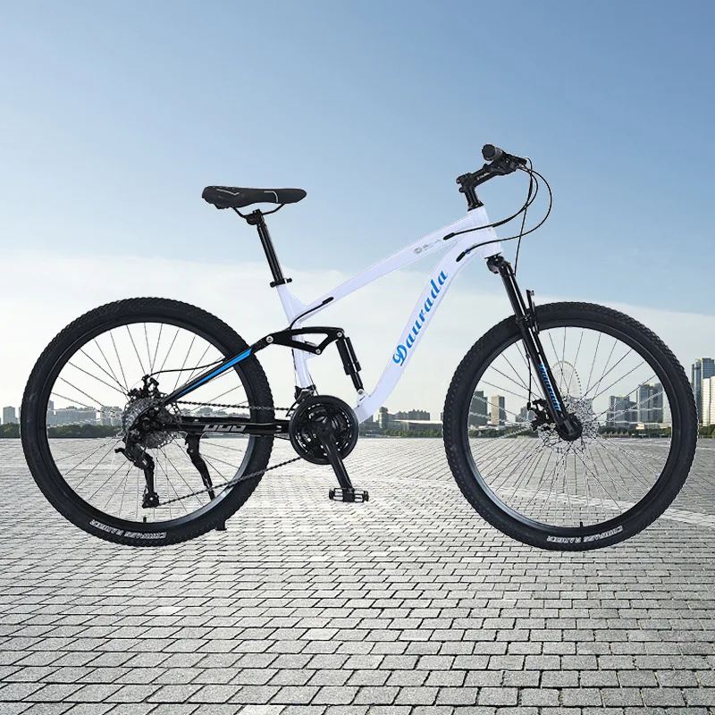 26 Inch 27 speed full shockingproof frame disc brake cycle mountain bikes adult bike
