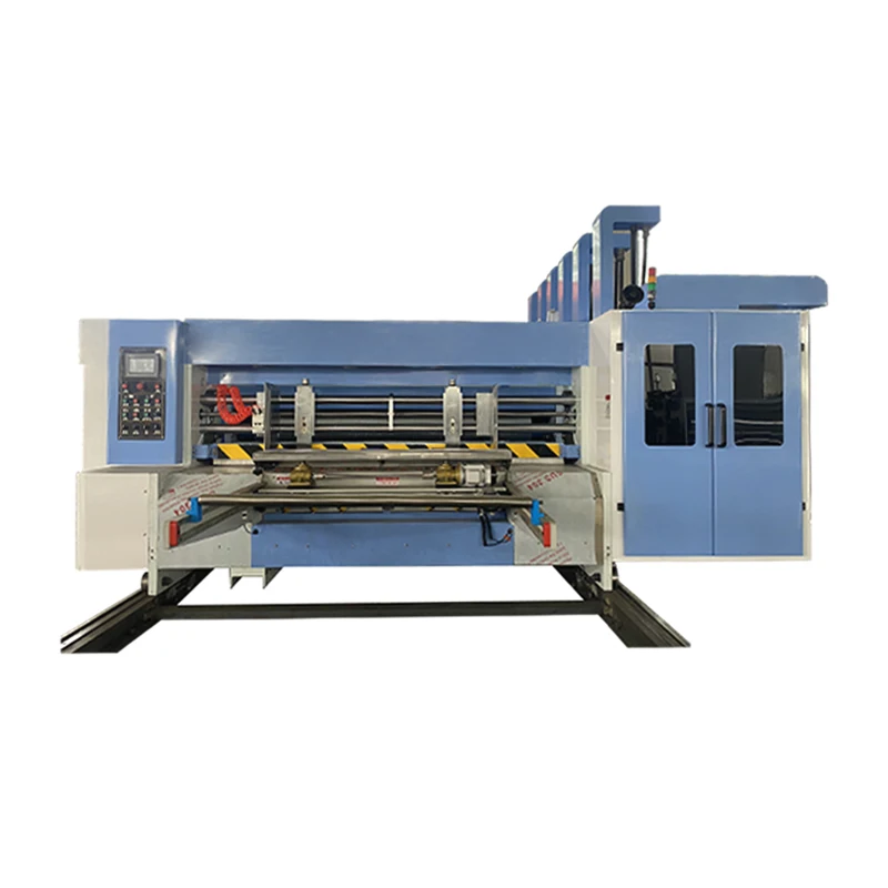 Full Automatic high Speed flexo printer slotter die cutting Carton printing machinery