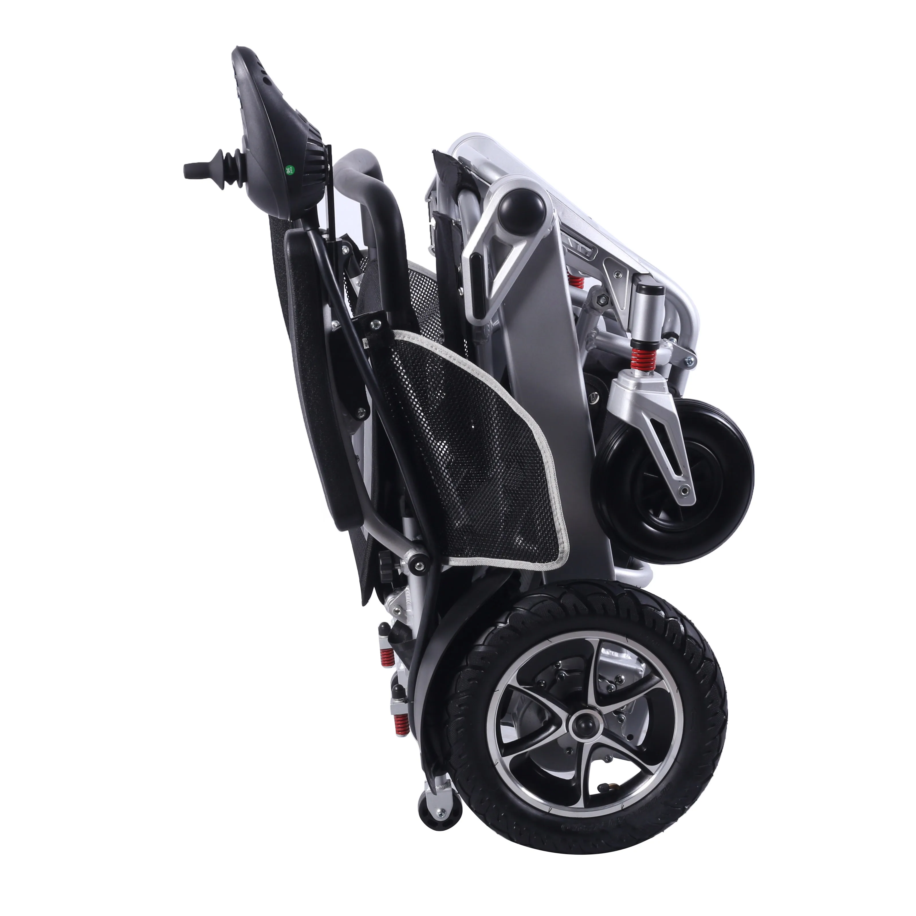 2023 Best Selling All Aluminum Alloy Disabled Care Portable Electric Wheelchair Foldable Lightweight Electric Folding Wheelchair
