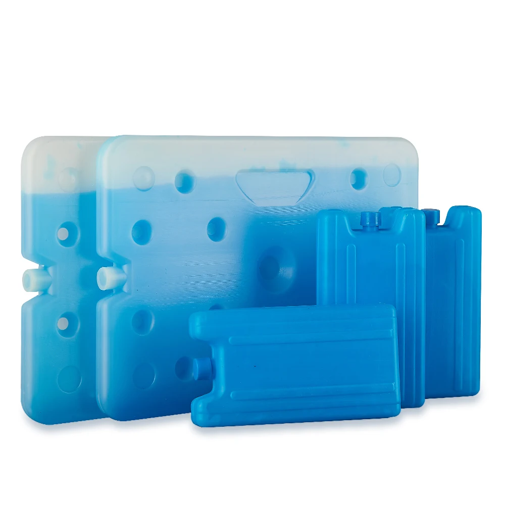 Badu 400ml 1200ml Reusable Long Lasting Plastic Hard Sided Rectangular Ice Pack Ice Box For Lunch Box and Cooler