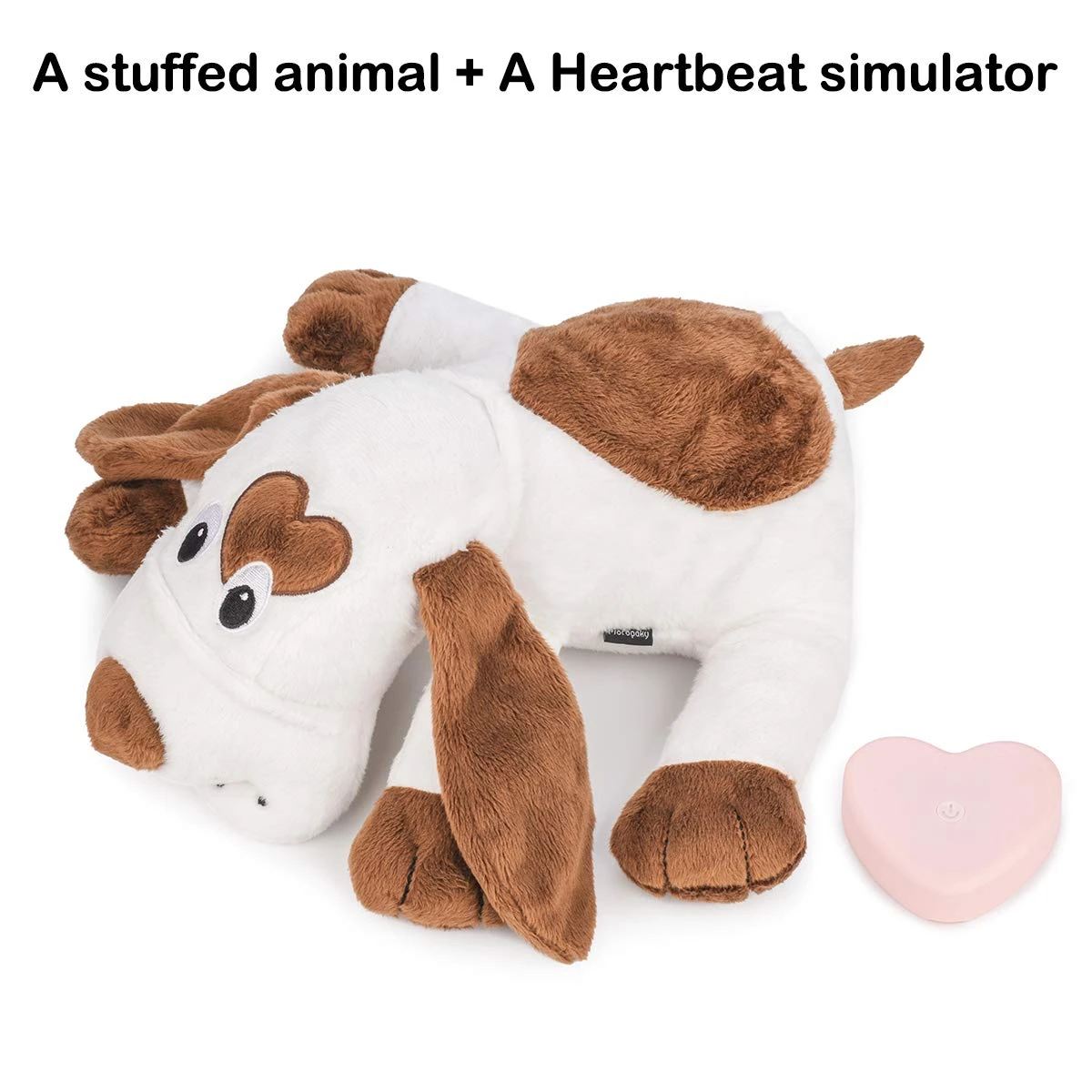 Щенок подогреватель сумка щенок снятие стресса Pet Heart Beat с презентабельным видом: плюшевый медведь игрушки собаки мягкая плюшевая игрушка для собак