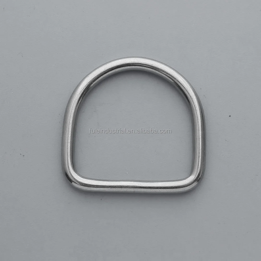 FULE High polish smooth Round Ring Bag Welded O D Delta rings metal Stainless Steel Round O Rings