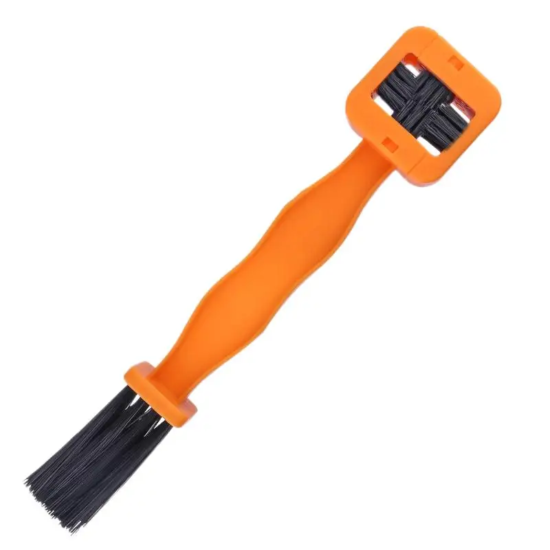 Wholesale three sided chain cleaning brush Motorcycle chain brush Tooth disc cleaning large brush