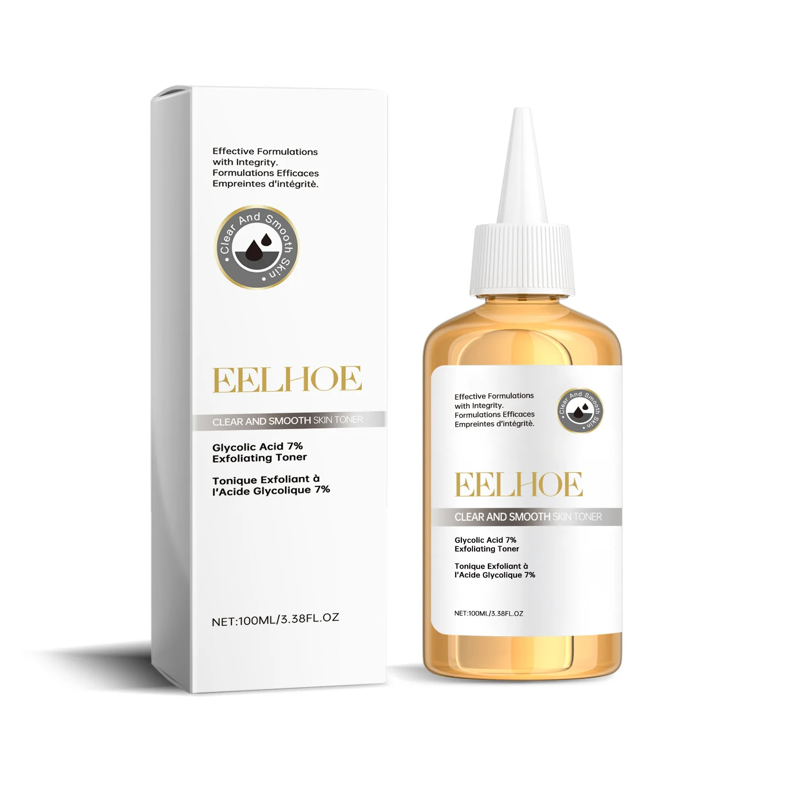 EELHOE 7% glycolic Acid Toner Facial Repair Skin Hydrates and moisturizes skin delicately