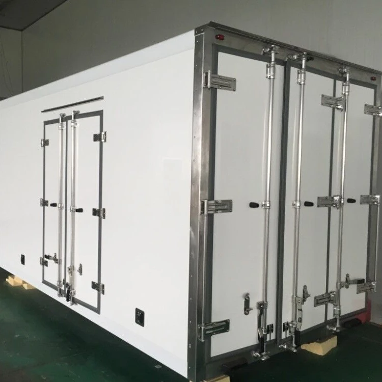 Solar Refrigerated Van Fast Assemble Composite Truck Body Refrigerated Truck Meat Rail