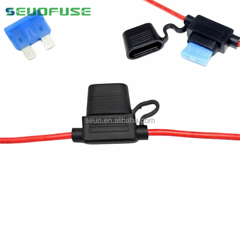Waterproof in Line ATO/ATC Fuse Holder Mini Standard Blade Auto 12V Car Add-a-circuit Tap ATM ATC Stock