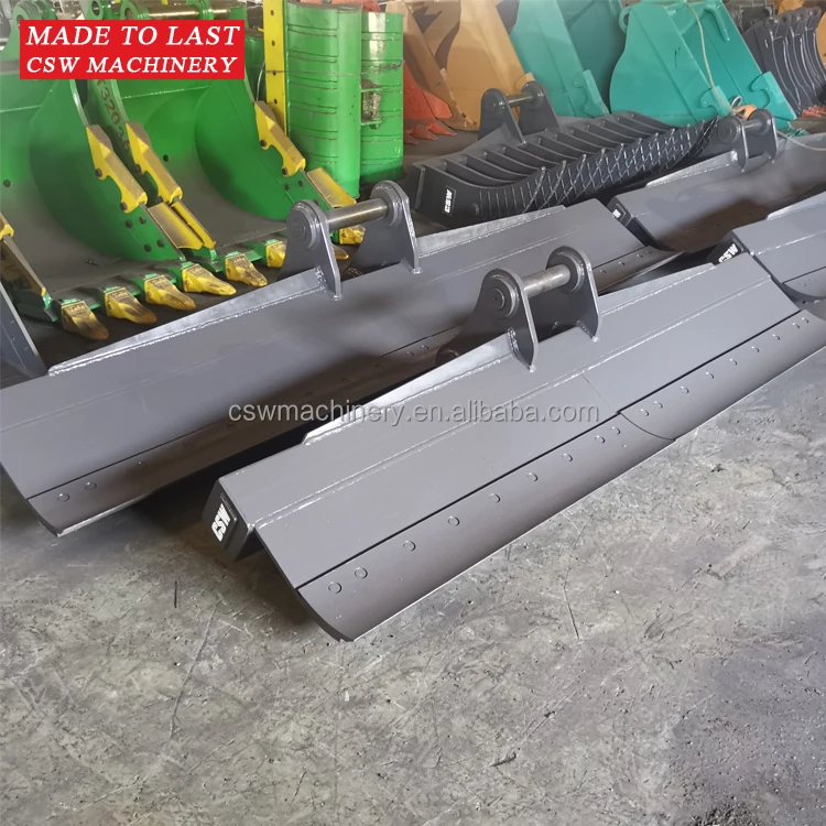30 - 40 ton Excavator Tilt Grader Blade for Hitachi EX300 EX330 ZX350 Excavators Manual Grader Blades Customized Grader Beam