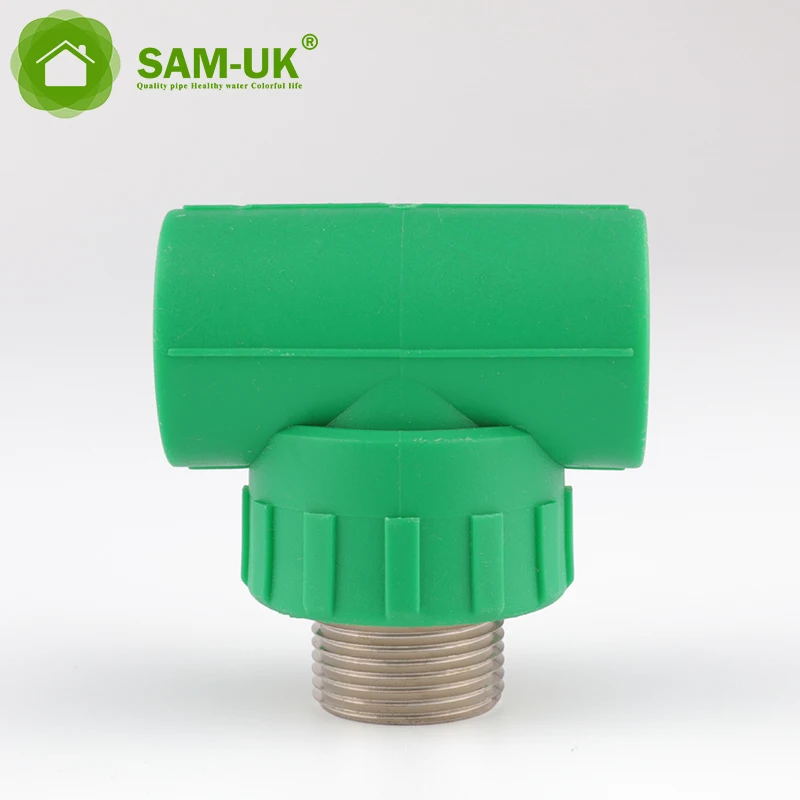 Production of customized high-quality ppr tee pipe fittings female threaded plastic pipe pipes and fittings