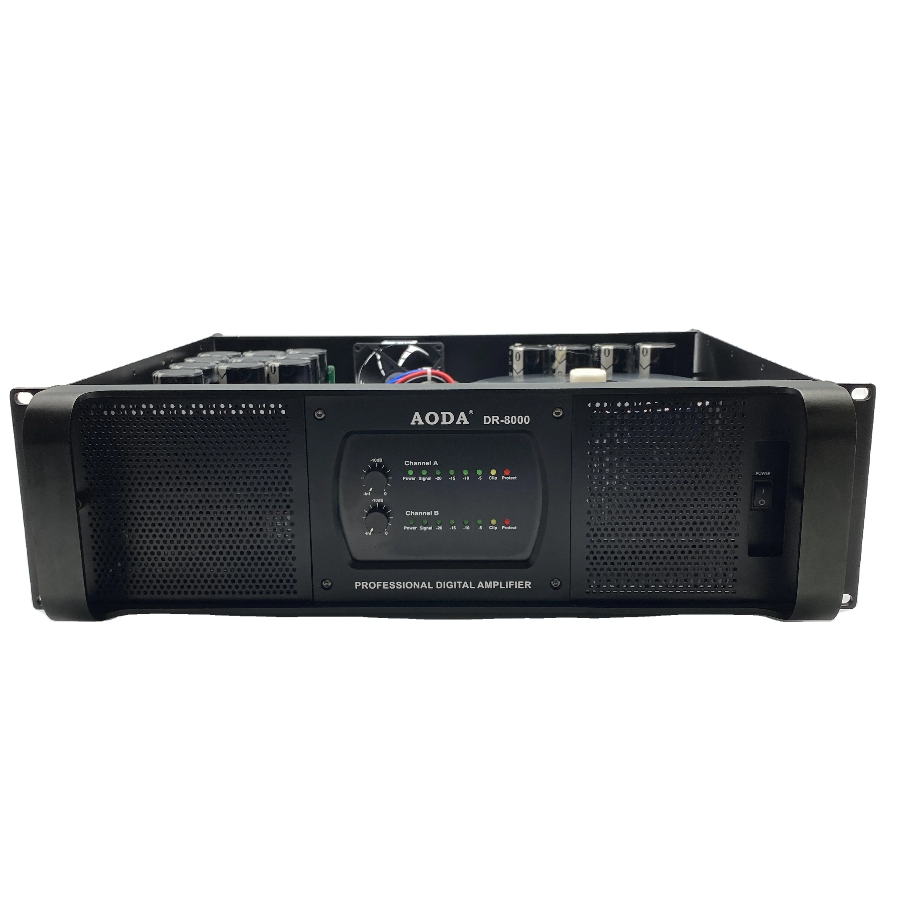 4800W Class D DR-8000 stereo integrated power amp circuit switch brand professional power amplifier
