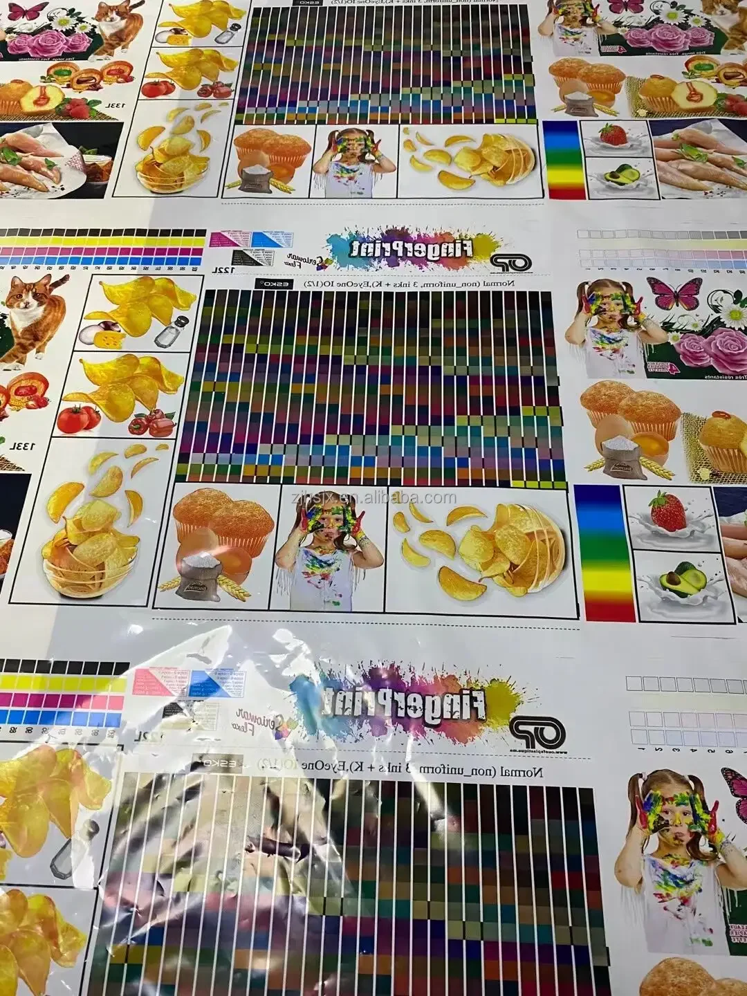 YTB-61200 High Speed Flexo Label Garments Printing Machine 6 Color