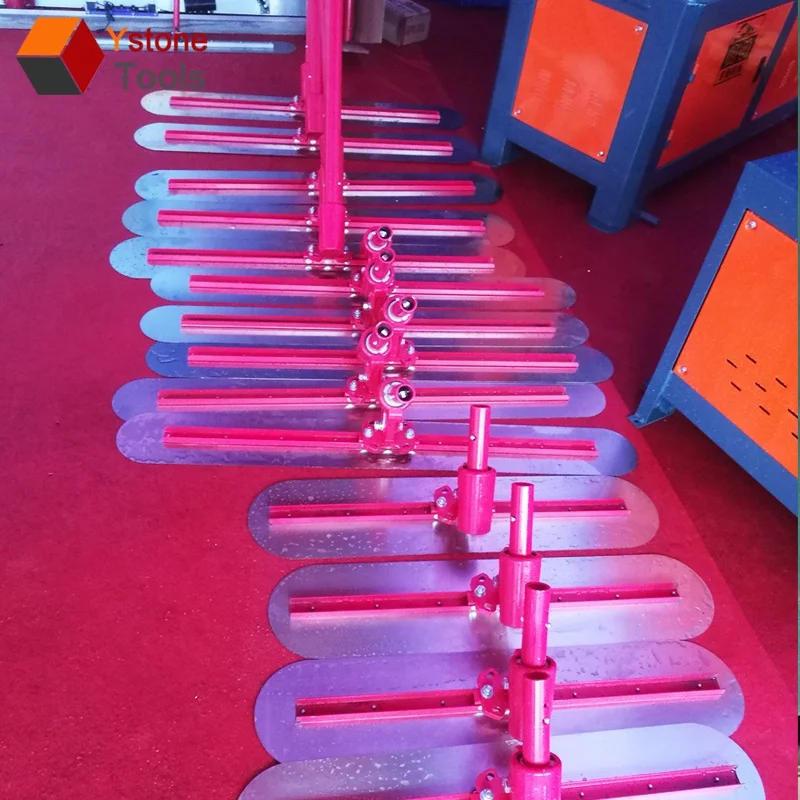 concrete finishing stamp tool long handle bull float