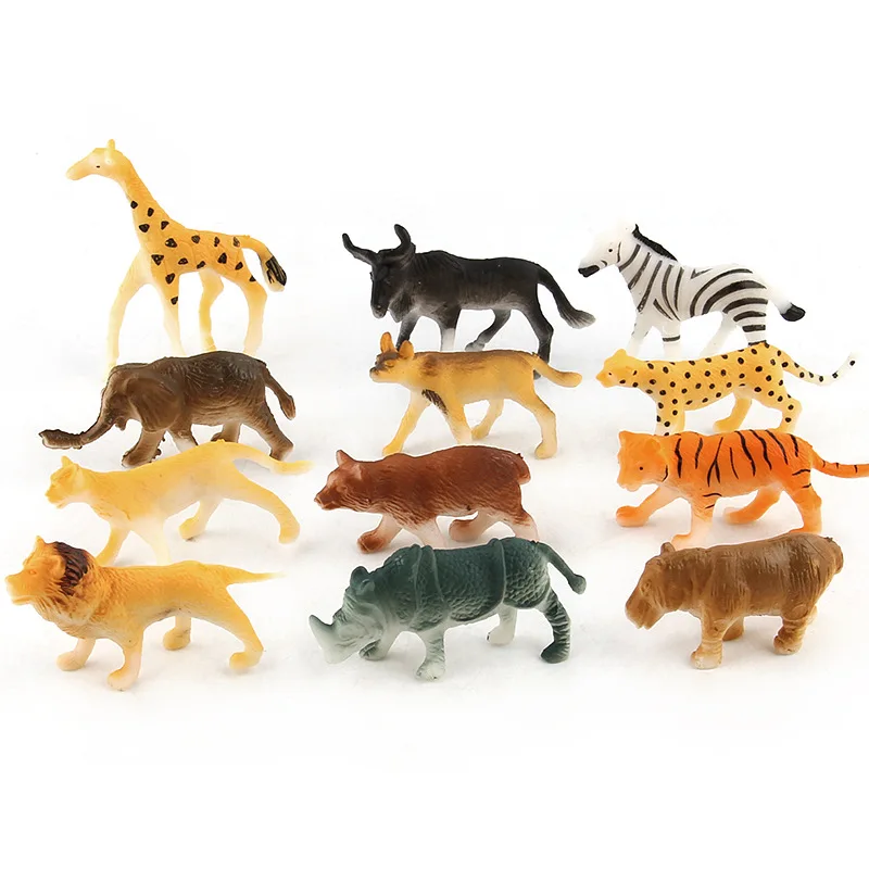Creative And Hands-on Skills Toy Wild Animal Toy Set For Kids Animal Models