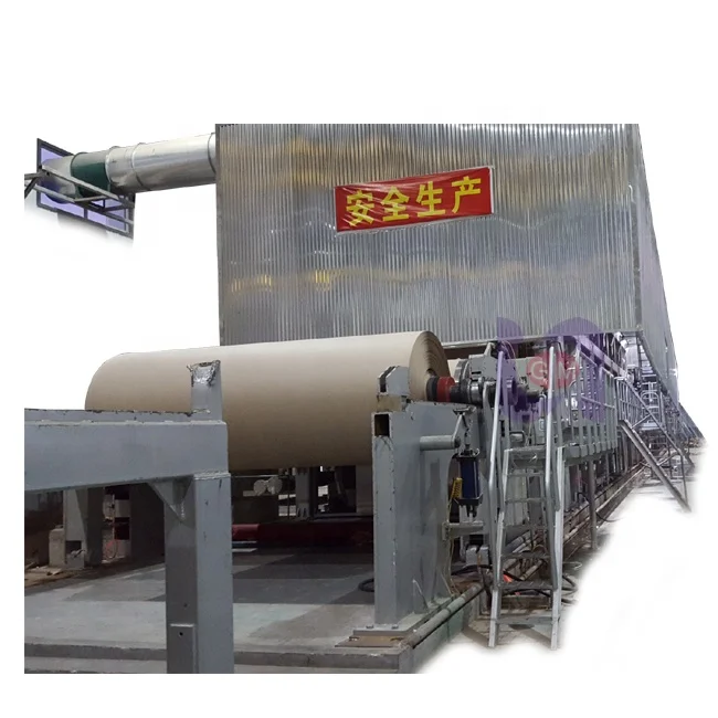 Waste Carton Recycling Corrugated Paper Making Machine