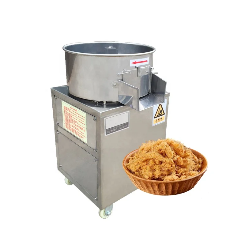 Easy Operating Flat-Bottomed Meat Floss Making Machine 430mm Pan Fish Floss Machine