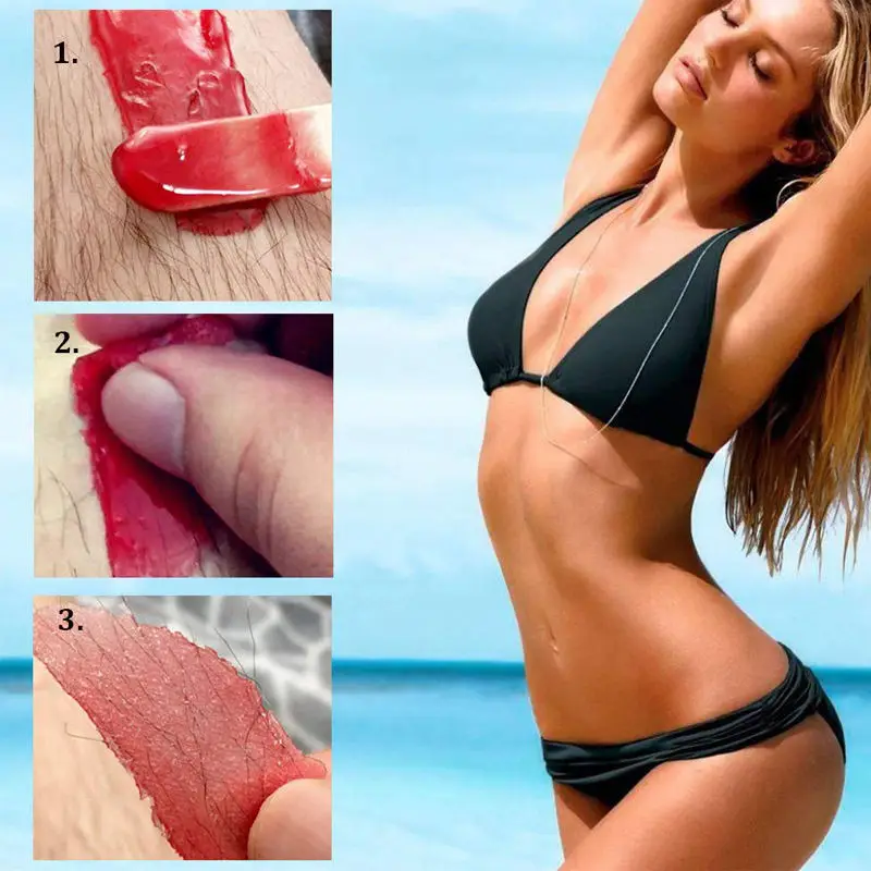 Hot Selling Depilatory Hard Wax Beans Luxury 1000g Hair Removal Wax Beans Depilatory Waxing Beads 32.5*21.5cm 10 Kinds