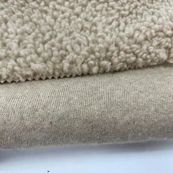High Quality 525gsm Super Soft Sustainable Flannel Fleece Fabric 15% Polyester 85% wool Fabric