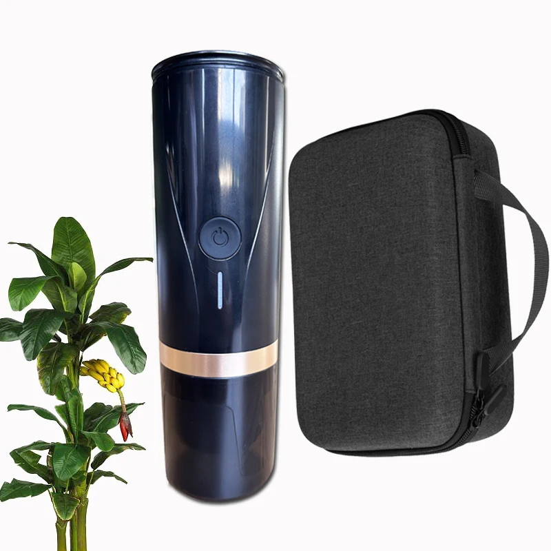 Espresso Coffee Machine PCM03 New Design with Heating Function 2 in 1 Battery Aluminum OEM 90 Cappuccino Maker English 5v 90w