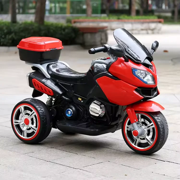 Wholesale Unisex Baby Electric Motorcycle Toy New Design Cheap Plastic Tractor 6V Battery Powered Motorbike Kids 2-12 Years Old