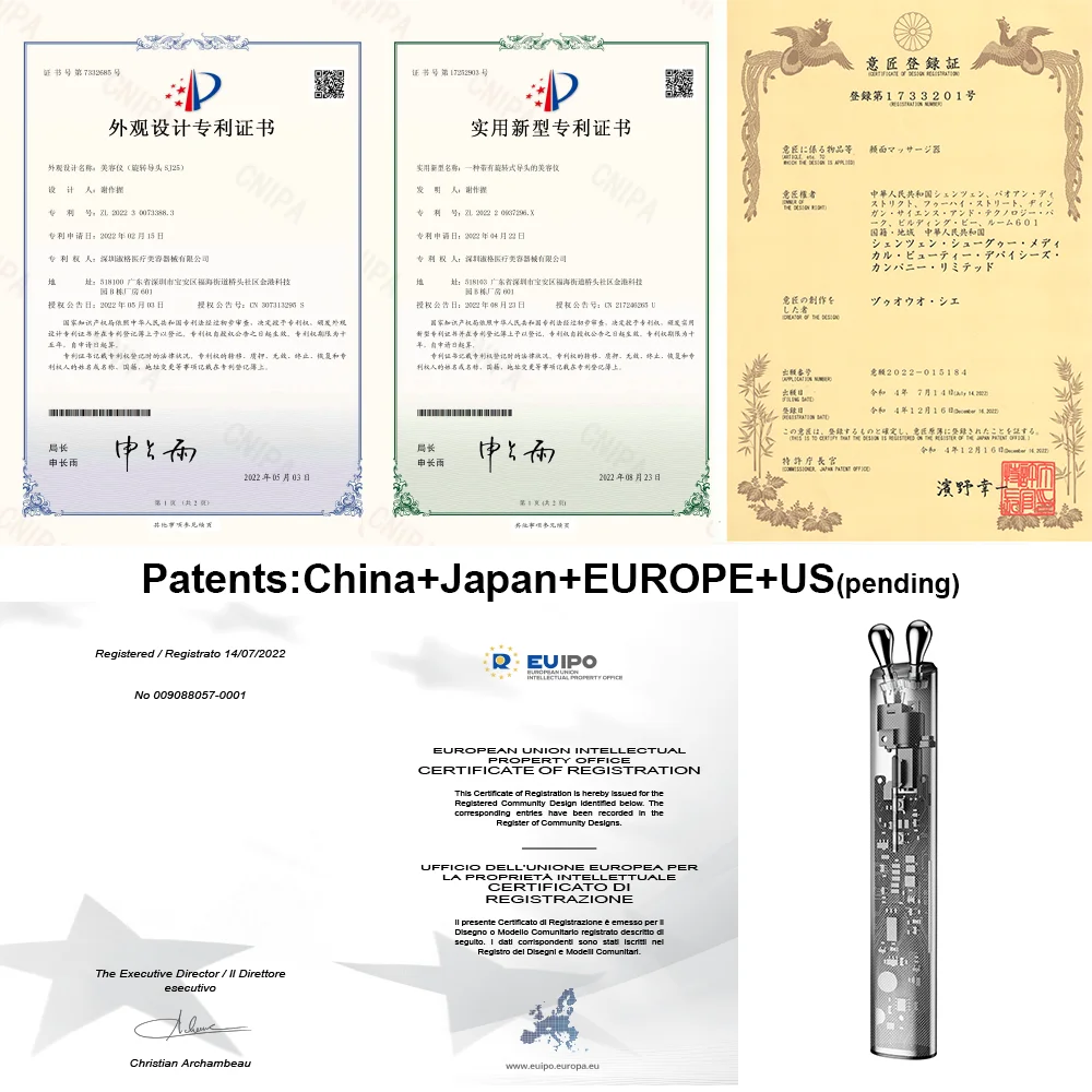 2024 New Best Sellers Beauty Device Face Light Therapy Device Led Red Light Eye Care Therapy Ems Massager Face Massager