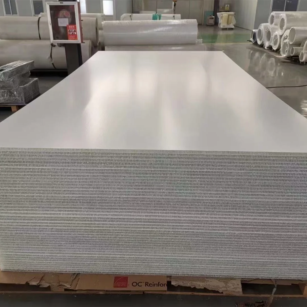 Rustproof FRP GRP Fiberglass Reinforced Plastic Composite Exterior Sandwich Wall Panels for aviation