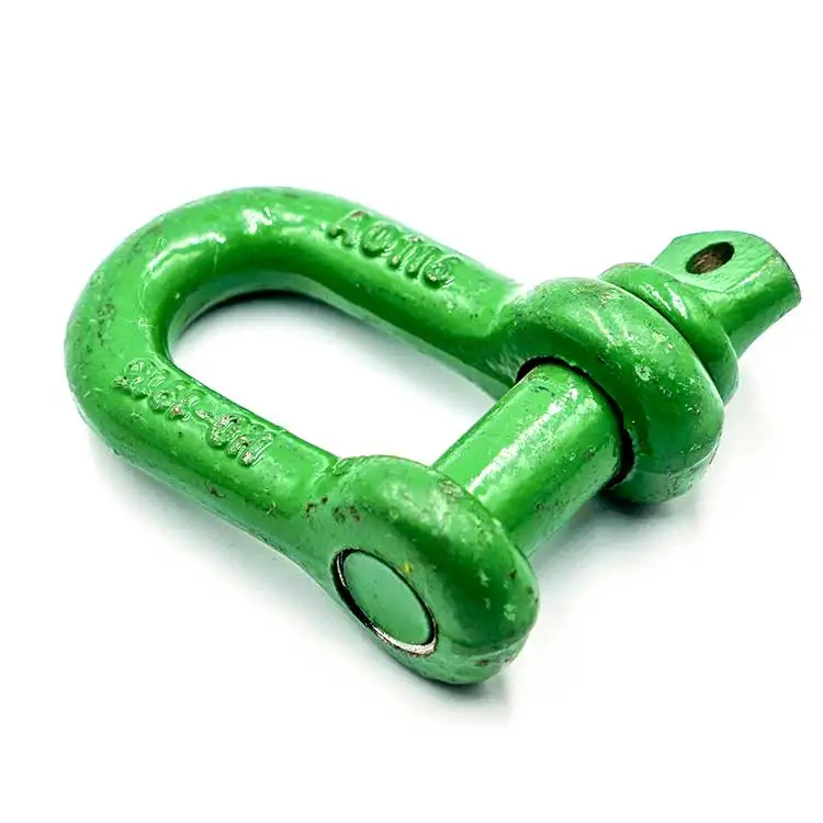 U.S type  drop forged Straight Shackle U type Shackle G-210 Lifting D shckle Chain shackle