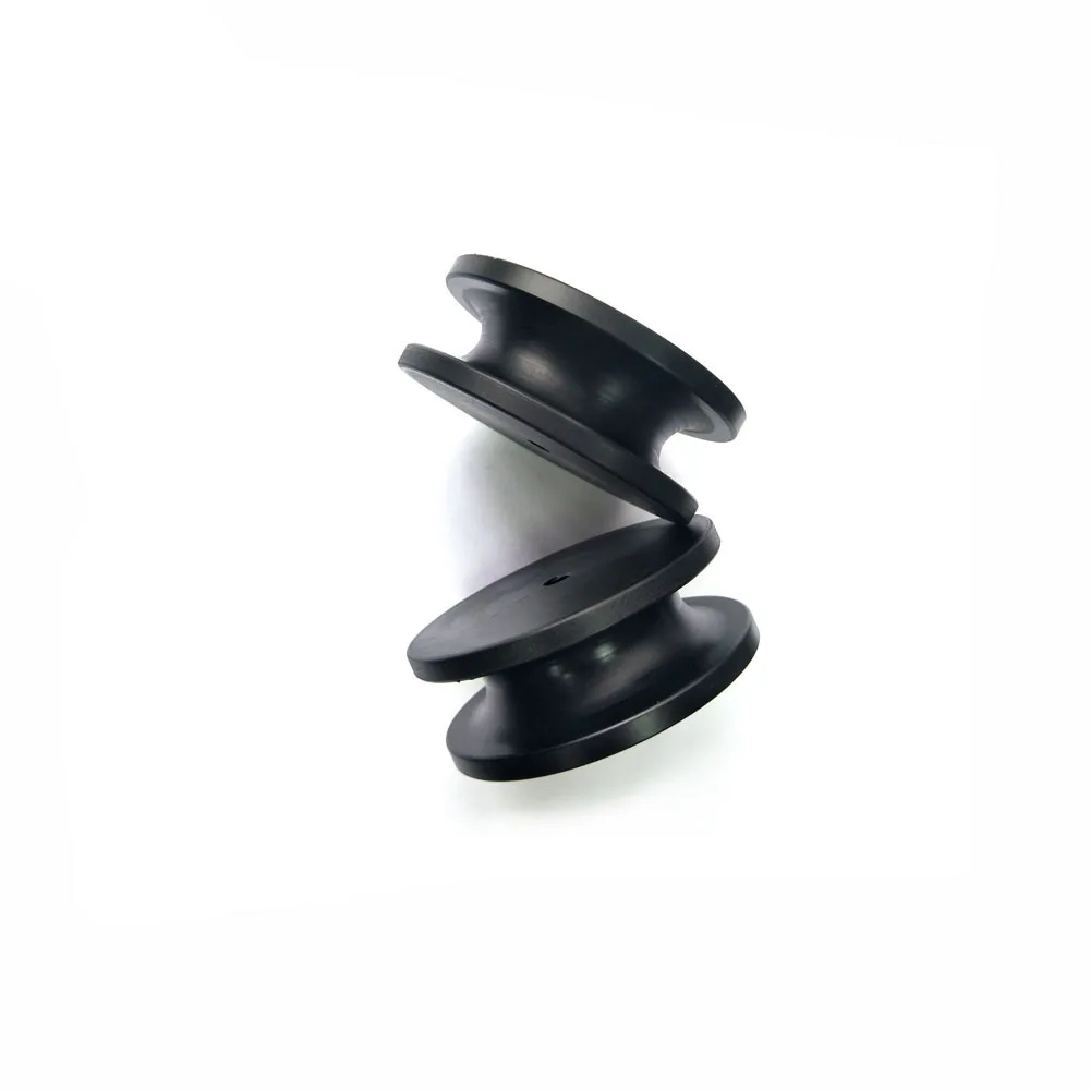 Custom engineering plastic cnc machining parts pa66 nylon small plastic pulley