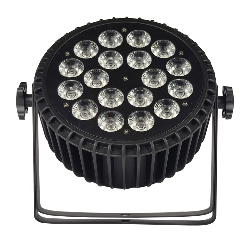 Par Rgbwa Uv 6in1 Led Wallwasher Stage Light Led Slim Par 18x18 Flat Indoor Aluminum 90 200W Rbg Par Light Spotlights -25 - 50