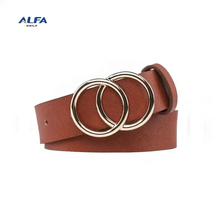 Alfa Designer Womens Belt Ladies Dress PU Belts Jeans Fashion Belts For Ladies