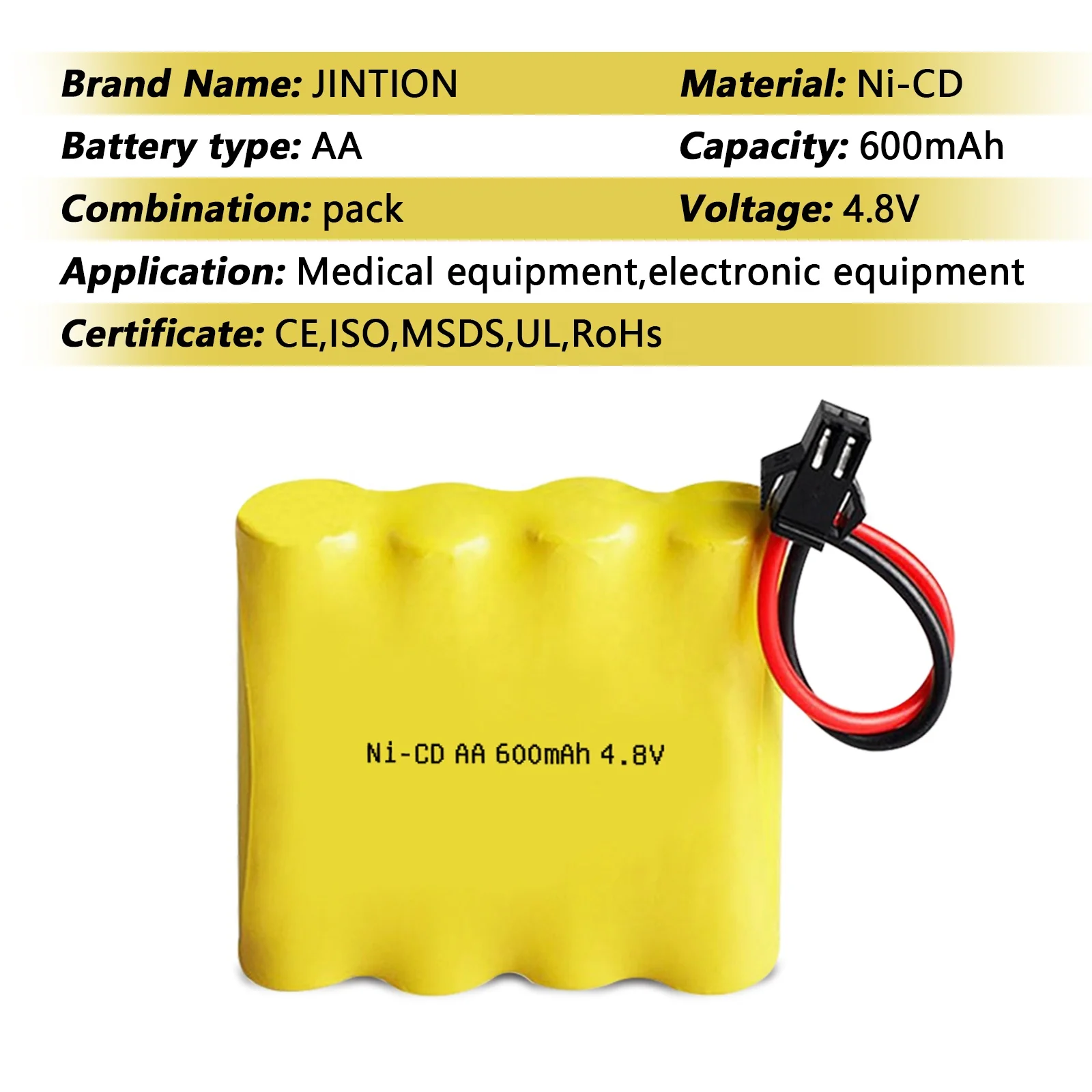 NICD AA 600MAH 4.8V nickel cadmium battery batteries nicd FOR dinosaur toys battery
