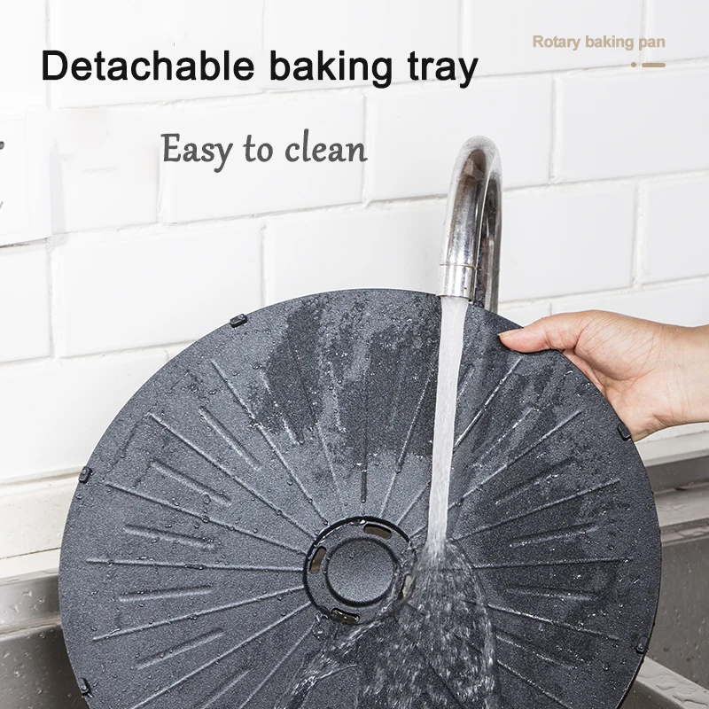 Large Indoor Fast Heat Up Auto Round Nonstick Grill Barbecue Infrared roaster Indoor Smokeless Electric Grill