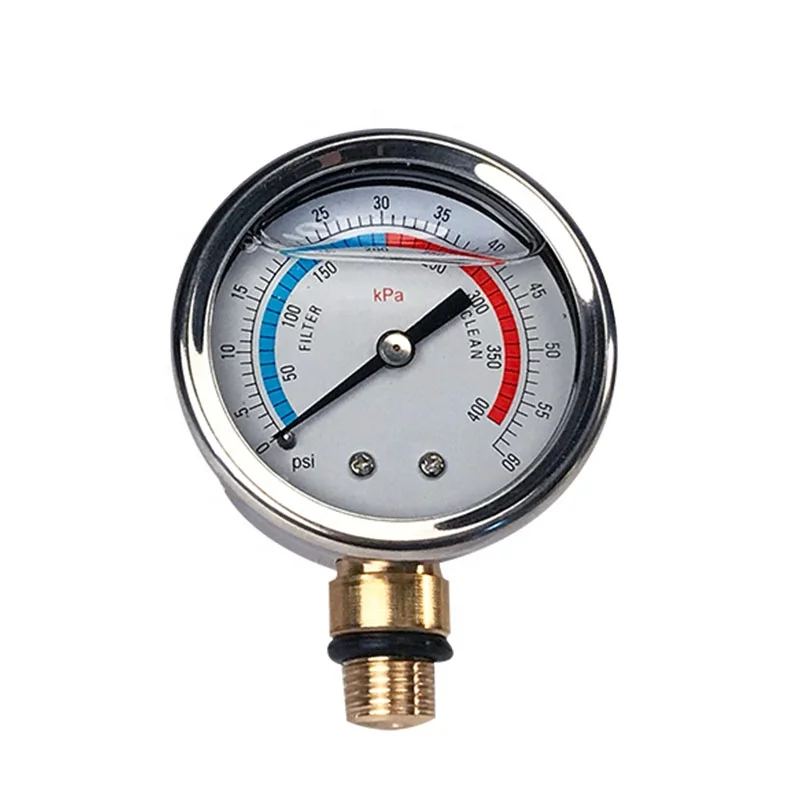 Swimming pool accessories plastic commercial filter pressure gauge sand filter sand pool filter valve pressure gauge