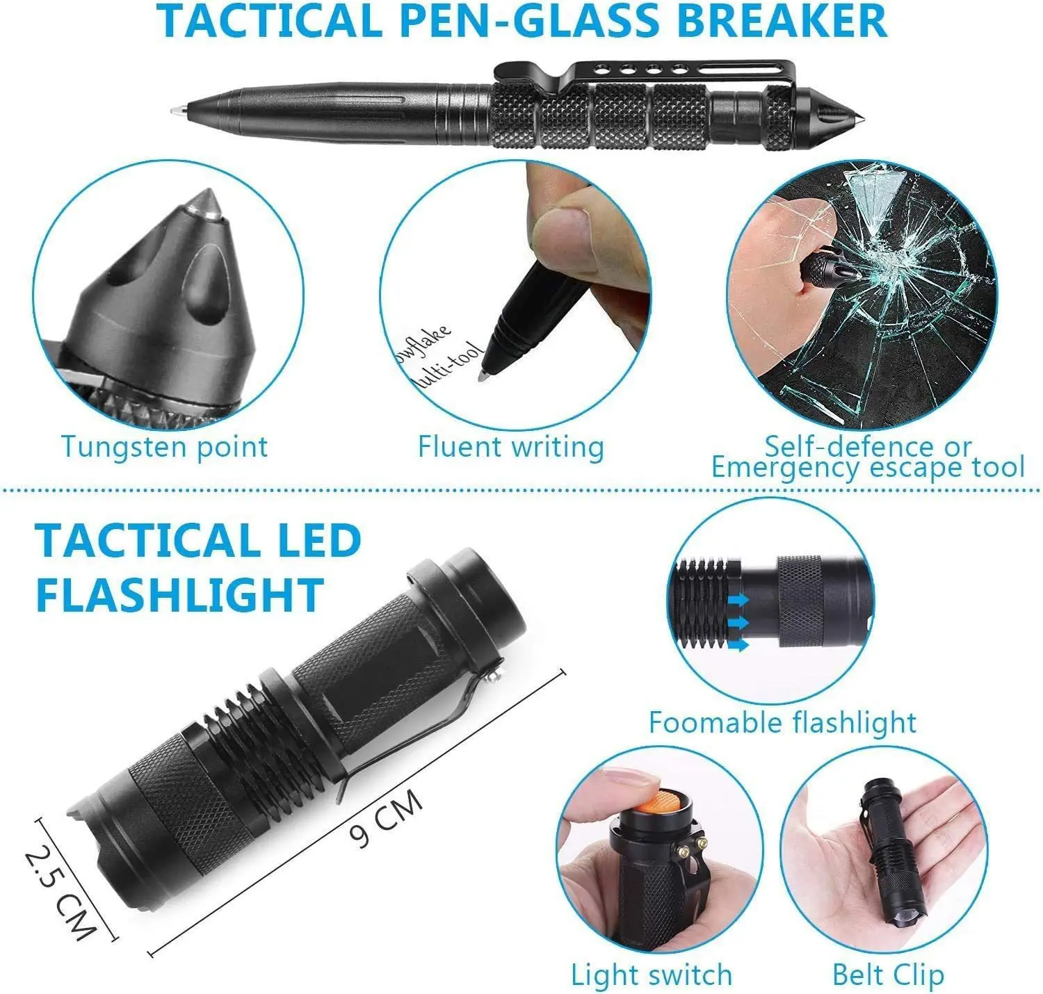 Quality Hiking Emergency Travel Rescue Bag Survival Tools Outdoor  Gear Kit Camping Equipment Accessories Tactical package