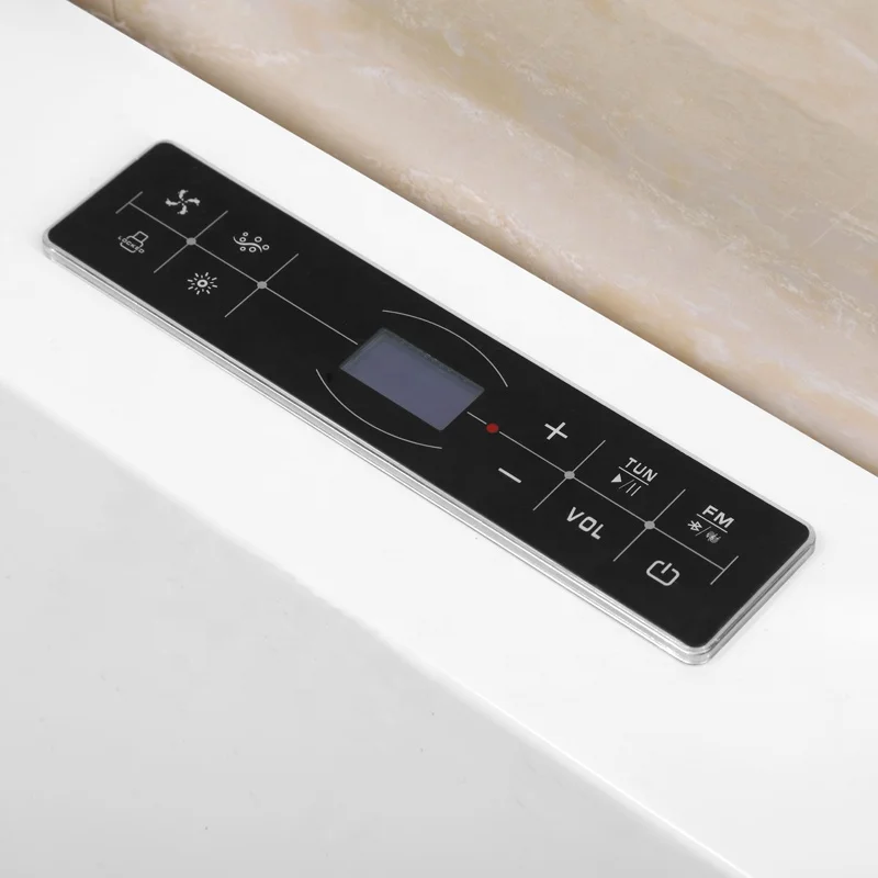 Модная джакузи Ванна Акриловая массажная ванна со стеклом