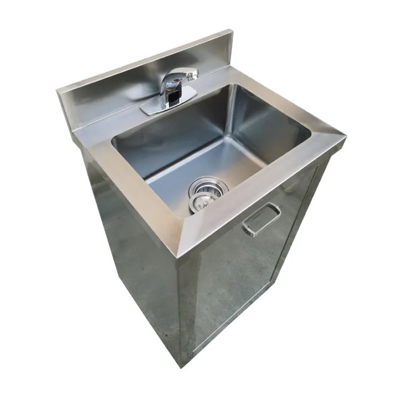 Sanitary Ware Korean Kitchen Sink Wash Basin Industrial Stainless Steel Single bowl Laundry utility sink laundry tub