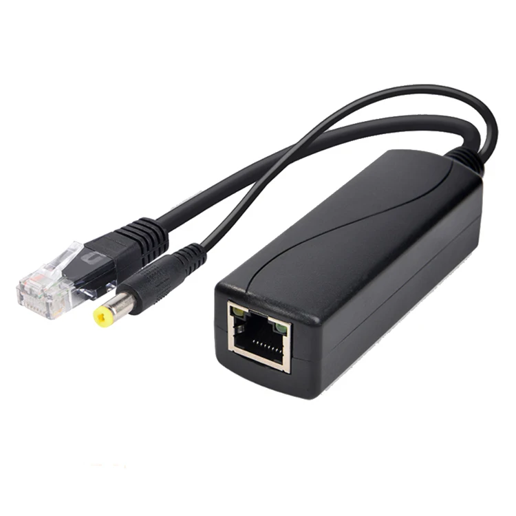 1500V High Voltage Isolation 48V to 12V 2A PoE Splitter For IP Camera