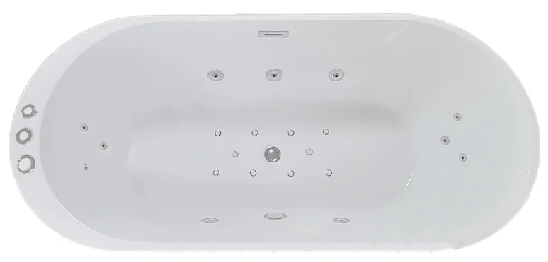 New luxury free standing whirlpool bathtub spa massage bathtub with big water jet
