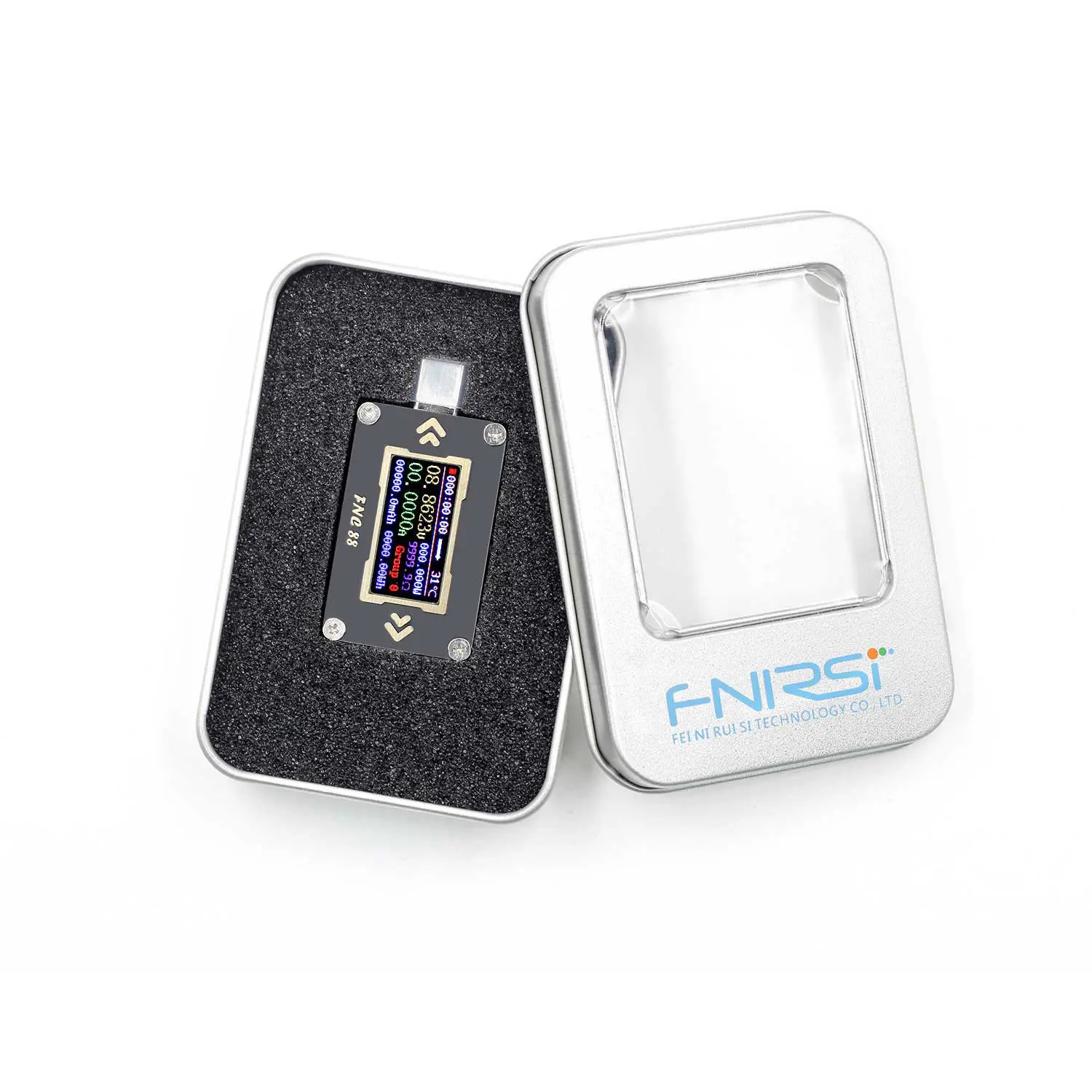 FNC88 Type-C PD триггер USB-C Вольтметр Амперметр постоянного тока Напряжение 2 way измеритель величины мультиметр солнечное зарядное устройство USB