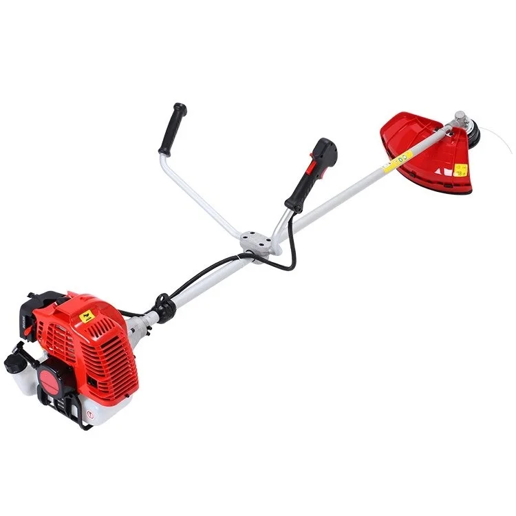 Backpack Brush Cutter 2-Stroke Metal Grass Cutting 52cc Gasoline Brush Cutter for Garden Trimmer