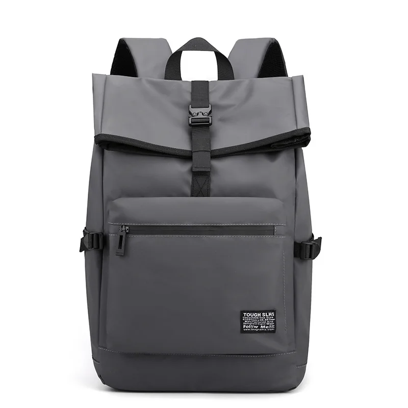 2024 New Style Simple Backpeck High Capacity Leisure Portable Travel Bag  Waterproof Nylon Laptop School Backpeck For Men