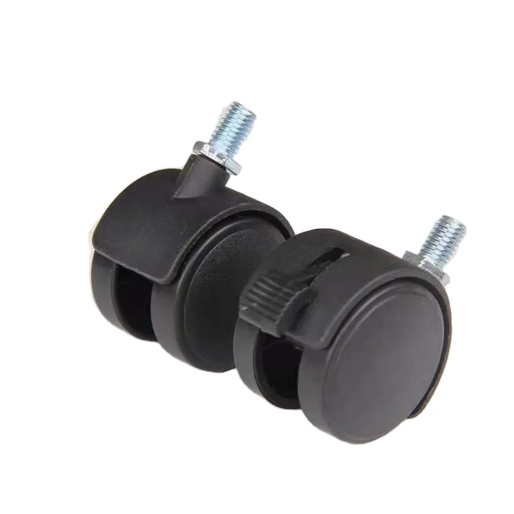 plastic casters office wheels  2.5 inch chair wheels with break