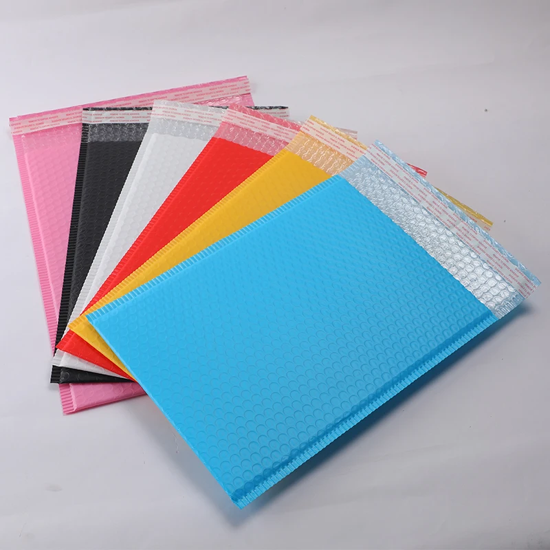 Упаковка на заказ пакет экспресс-доставки с упаковочной пузырчатой пленкой для отправки мягкая оберточная пленка металлическая пузырчатая почта