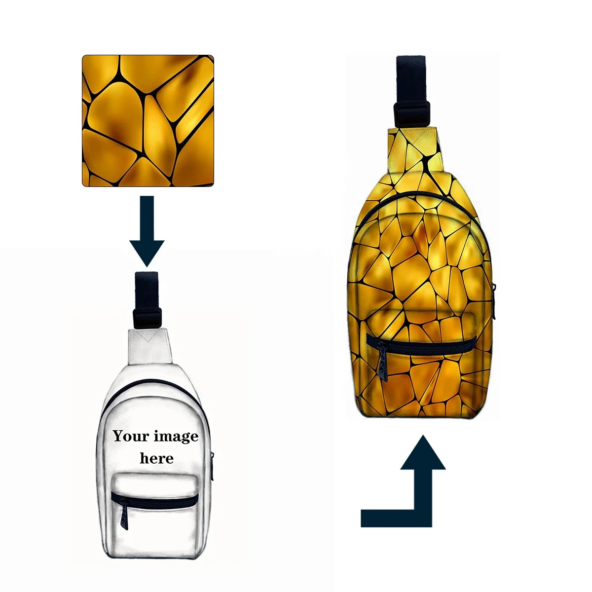 New Wholesale Sling Bags Phone Wallet Sling Bag Waterproof Anti-theft Pocket Men Crossbody Chest Bag Designer