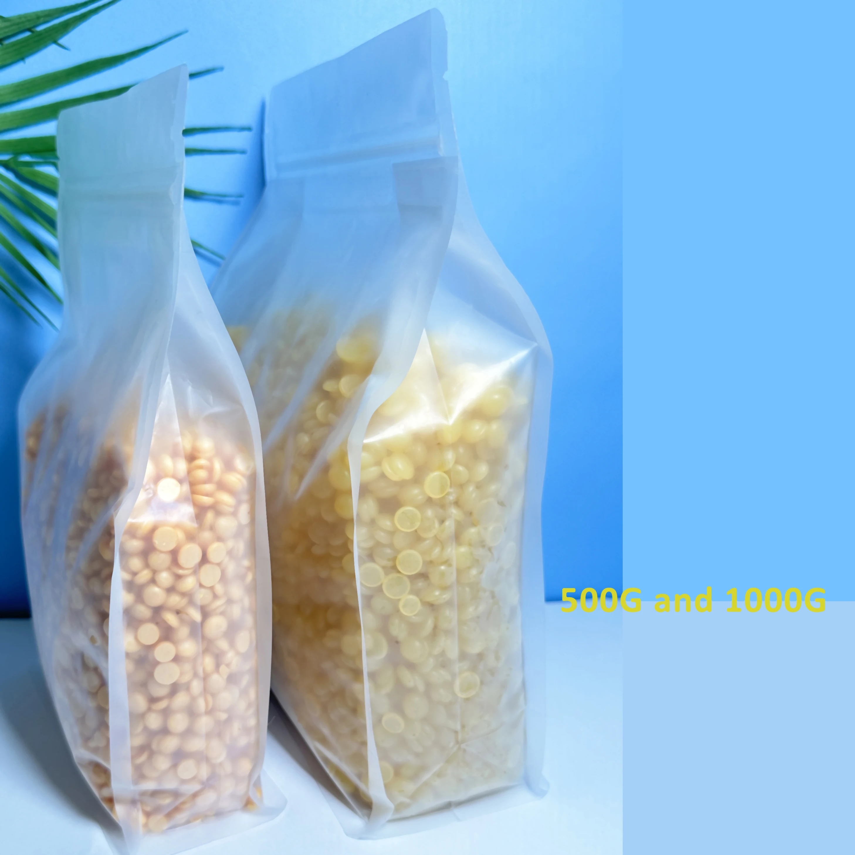 Wholesale customize Paper-Free Brazilian Wax Beads Depilatory Hard Wax Bean For Face Body Armpit Hair Removal 1000g 2.2lb
