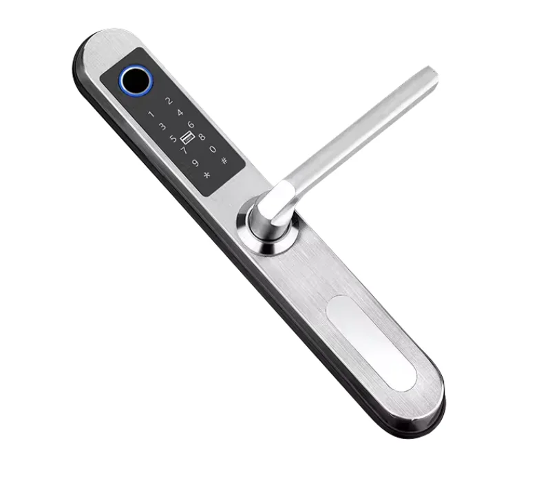 Reliable Smart Door Lock with Fingerprint Reader Aluminum Digital Handle Passage Mode-Smart TT Lock with WIFI Connectivity