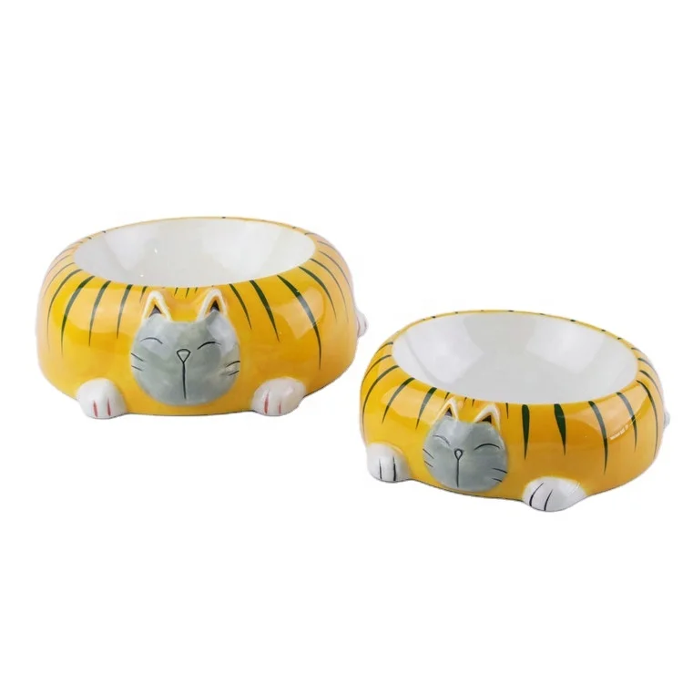High quality pet product cheap ceramic pet bowl cat water bowl