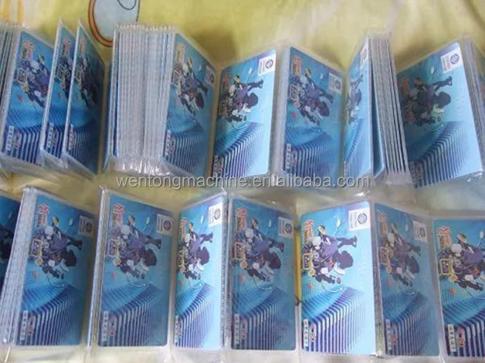 WT-008BZJ Ultrasonic Sealing Automatic Game Cards IC Cards Packaging Machine