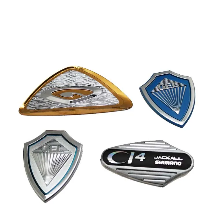 custom metal aluminium nameplate with filling color